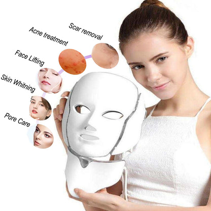 CareXskin™ 7 Colors LED Photon Beauty Face Mask