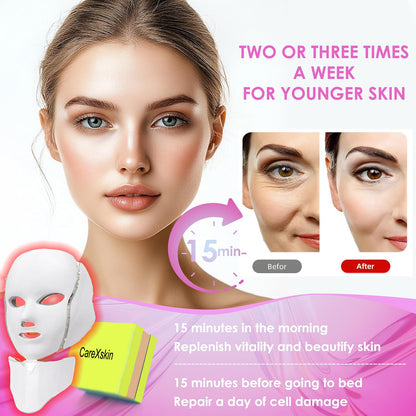 CareXskin™ 7 Colors LED Photon Beauty Face Mask